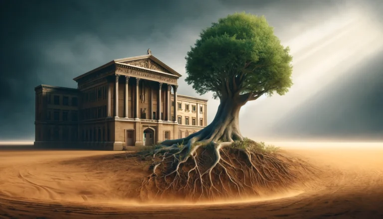 Rooted in Tradition: A Symbol of the Judiciary's Steadfast Stance Amidst the Winds of Change in Texas.