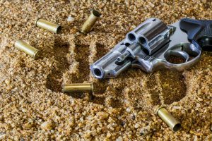 Firearm, revolver, bullet, and gun