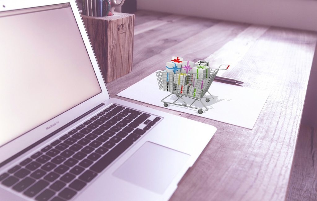 Ecommerce, shopping, cart, and buying