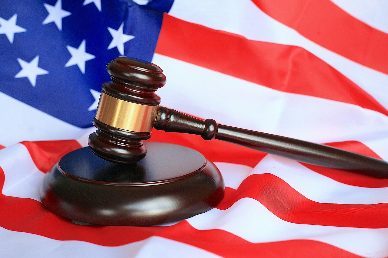 Gavel, usa, flag, and justice